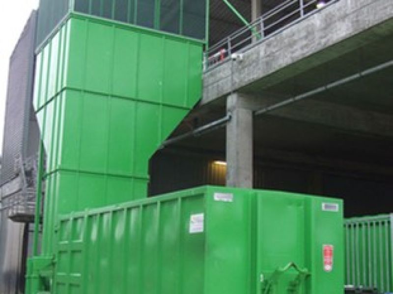 Skruekomprimator høj ifyldningstragt