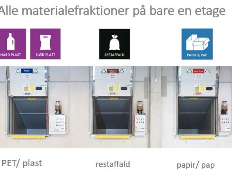 Affaldssortering skruekomprimator