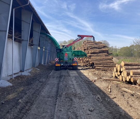 PTO-dreven flishugger