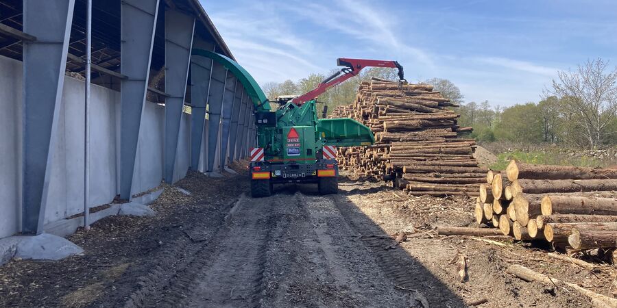 PTO-dreven flishugger