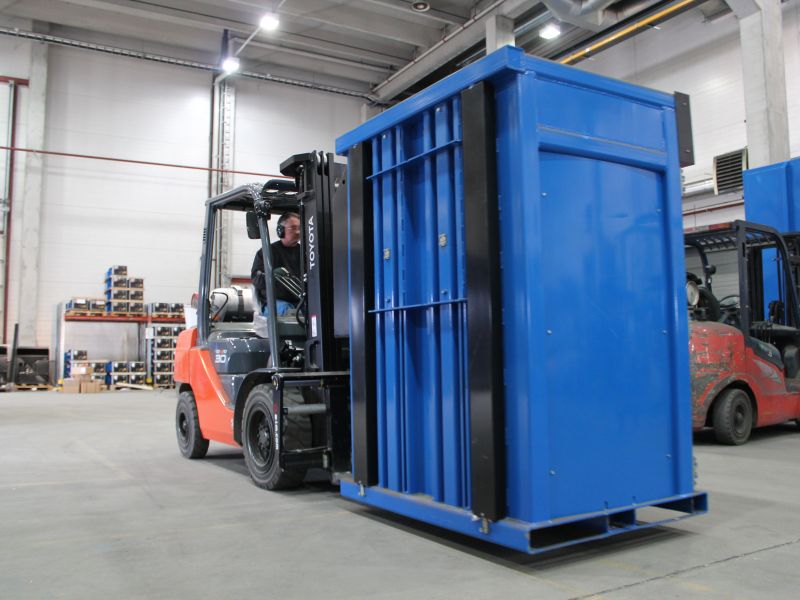 Løft af ballepresser - Balex50