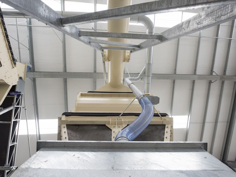 Close up gips anlæg