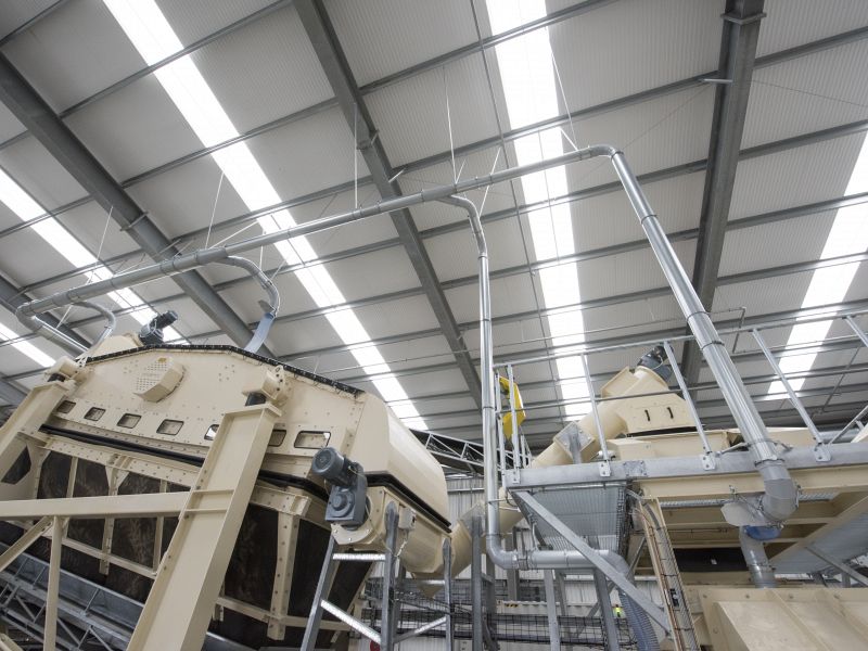 Close up gips anlæg 2