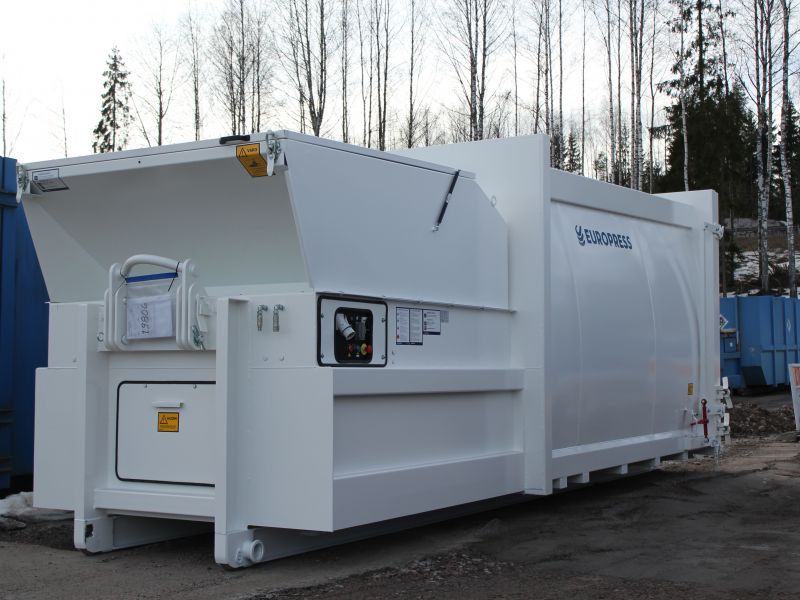 Kombimega komprimator med tragt