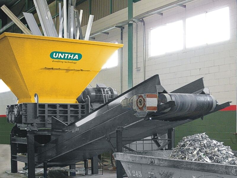 Neddeling metal - Untha RS100