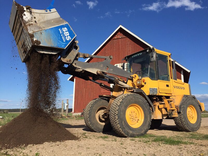 Frasortering af sten fra muld