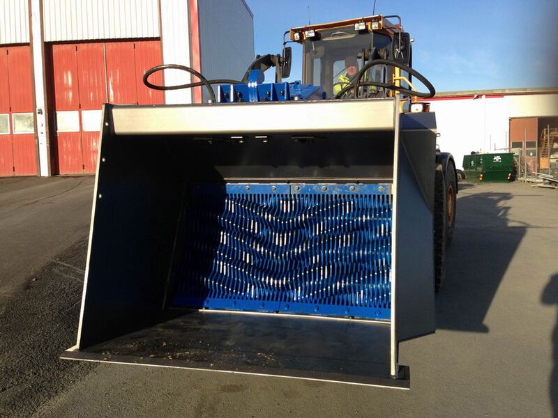 Sorteringskovl set forfra