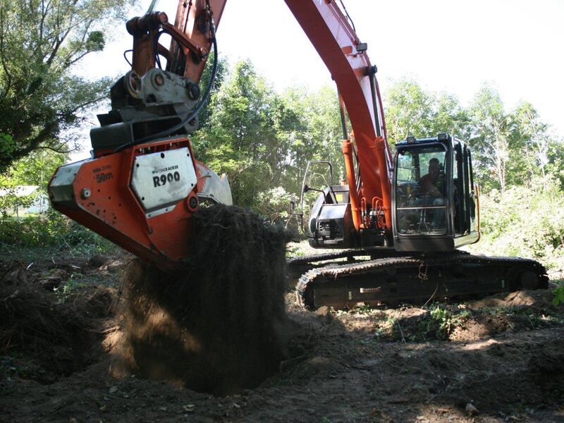 Rodskærer i arbejdsindsats Woodcracker R900