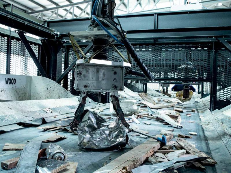 ZenRobotics heavy picker arm - metal