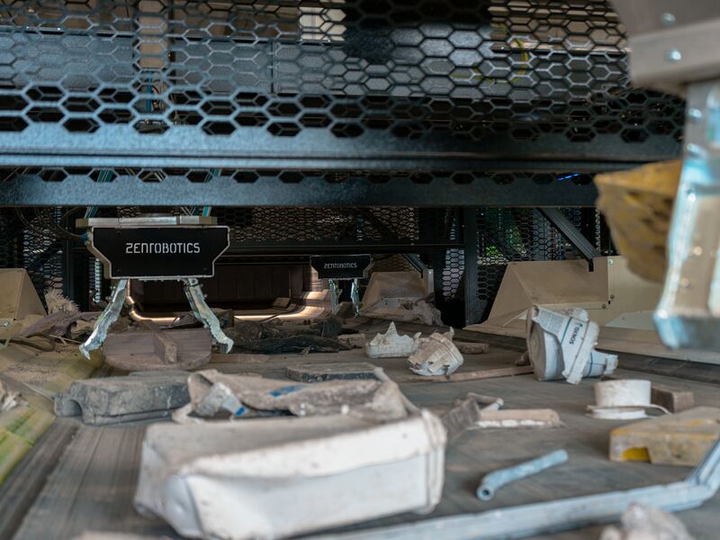 ZenRobotics anlæg - affald - bånd