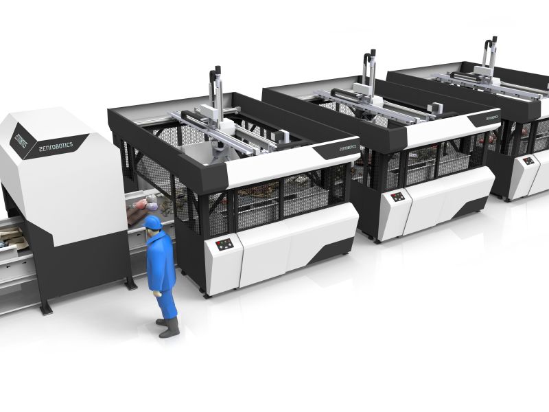 Zenrobotics Recycler ZRR3 - 3-arme robotsortering