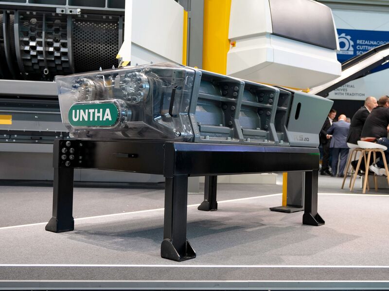 Neddeler Untha RS40 på messe - ReTec