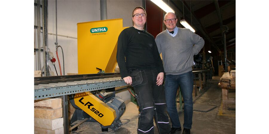 Neddeling af afskær anvendes til opvarmning