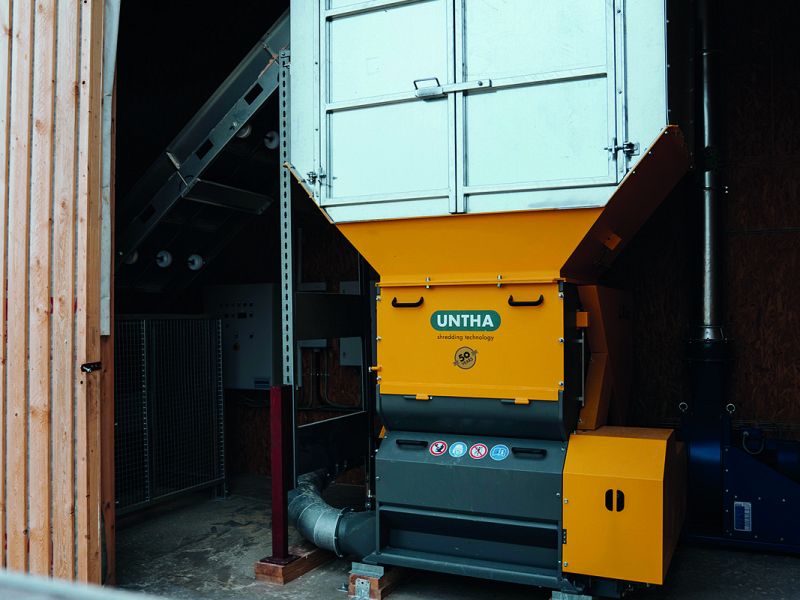 Untha LRK neddeler til plast - ReTec 1