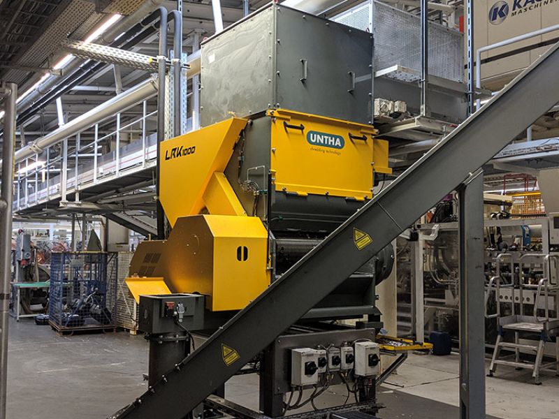 Untha LRK neddeler til plast - ReTec 4