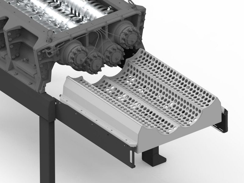 Neddeler Untha RS30 quick change sold system - ReTec