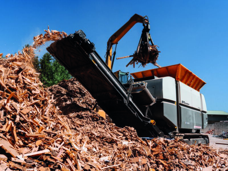 ZR mobil i affaldstræ