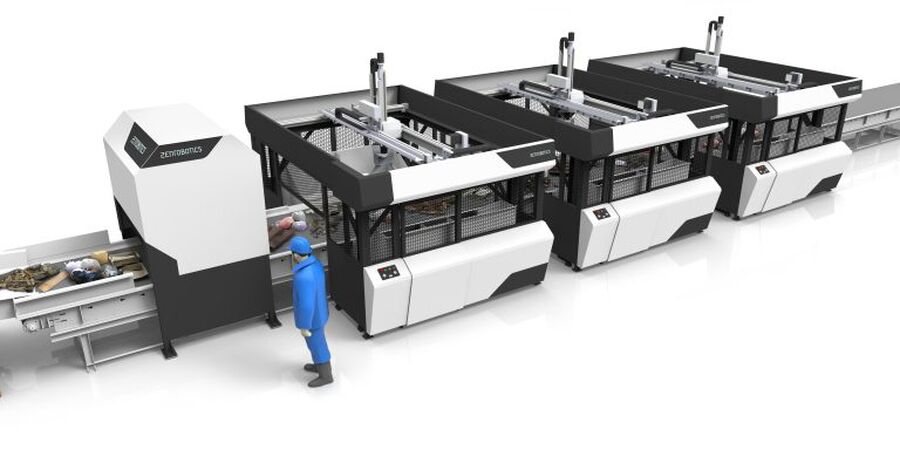 Robotter sorterer affald