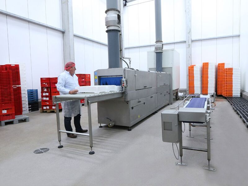 Vaskesystem til kasser fra Elpress - ReTec 9