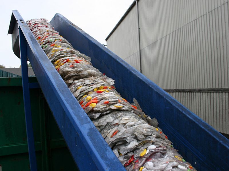 ReTec-afvandingssnegl materiale tømt for væske