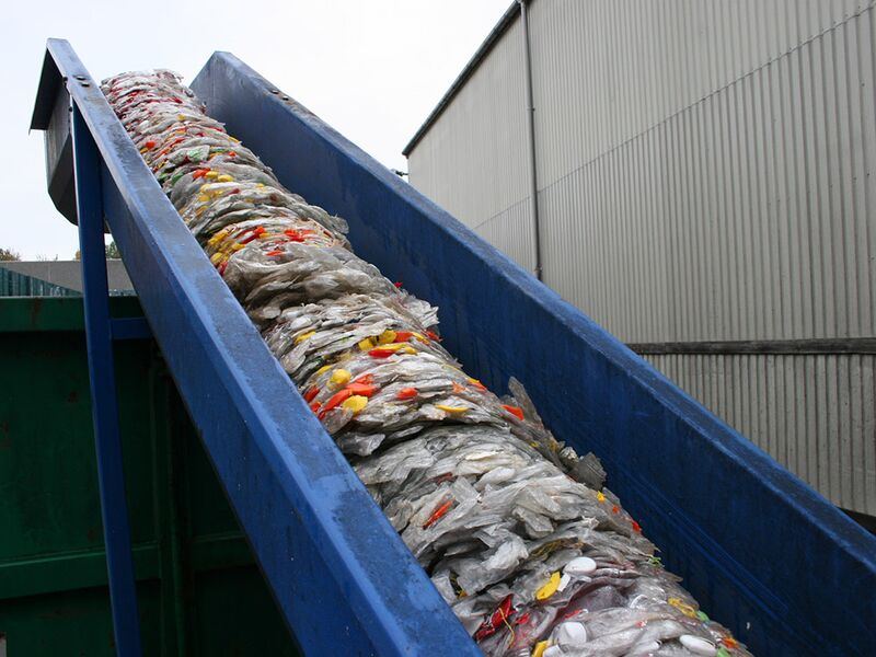 ReTec-afvandingssnegl materiale tømt for væske