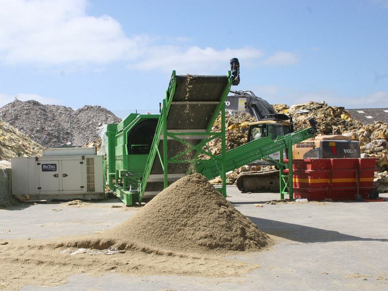 Mineraluldsmaskine til genanvendelse