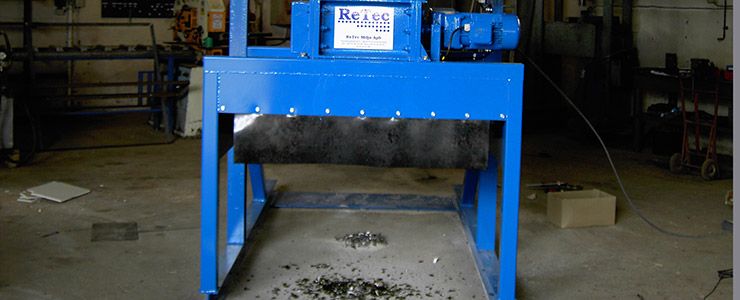 Glas- og flaskeknuser