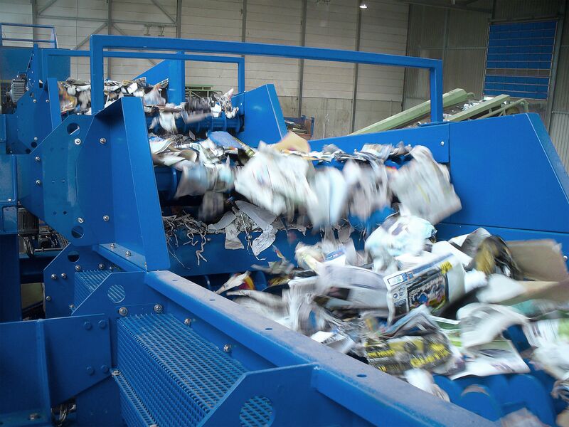 BRT Hartner rotorsigte finfraktion med affald - ReTec