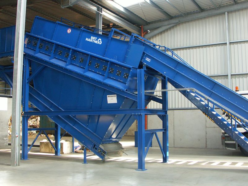 BRT Hartner rotorsigte til grovfraktion i pap monteret - ReTec