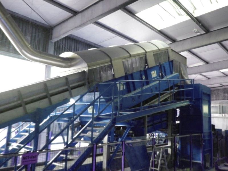 BRT Hartner rotorsigte til grovfraktion i pap monteret 2- ReTec