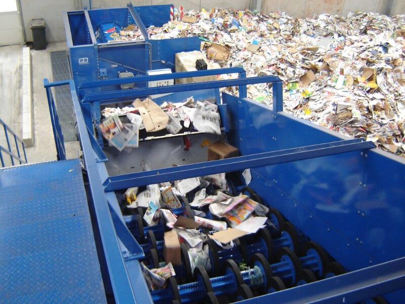 BRT Hartner rotorsigte til grovfraktion med pap i aktion - ReTec