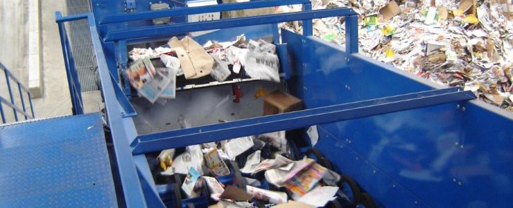 Rotorsigte til grovfraktioner af pap