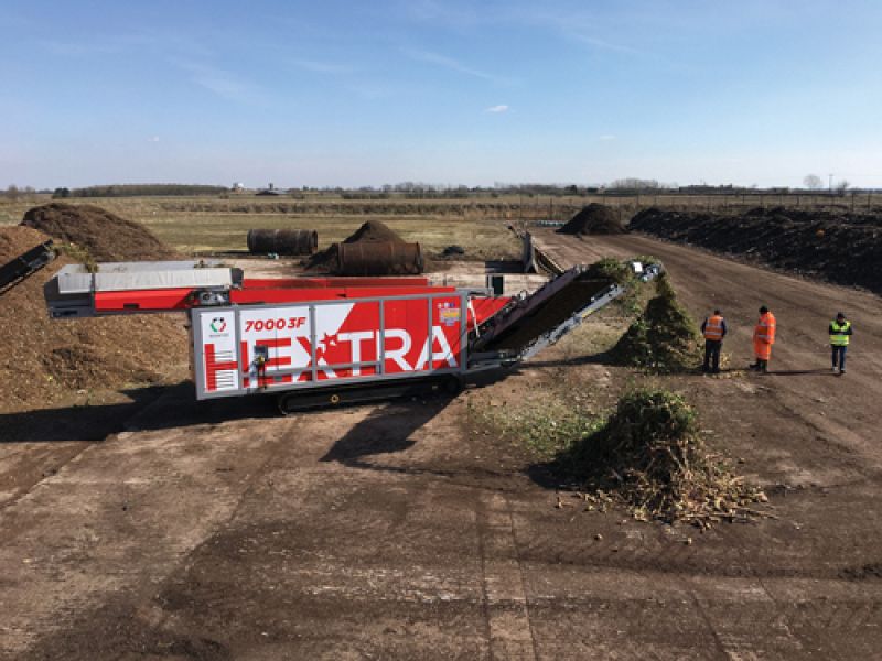 Ecostar Hextra sigte i grønt affald_ReTec