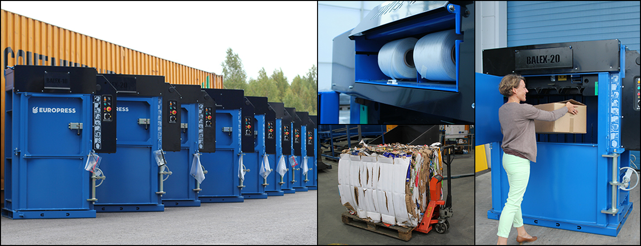 Ballepresser - pap/plastfolie - ReTec