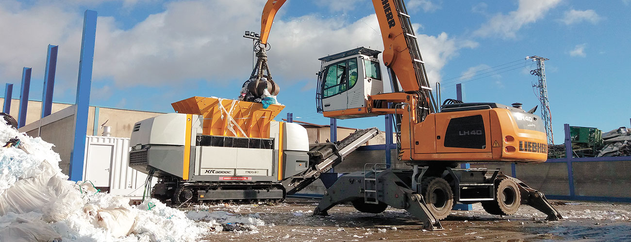 Untha XR til store mængder affald - ReTec