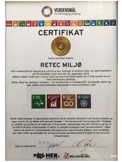 HER certifikat fra verdensmål til hverdagsmål